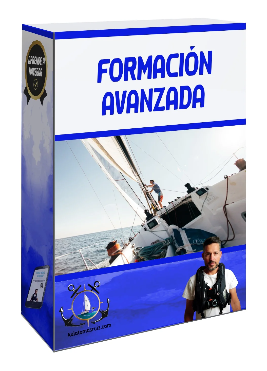 Navegación autónoma a vela con acompañamiento profesional en el velero ATORU